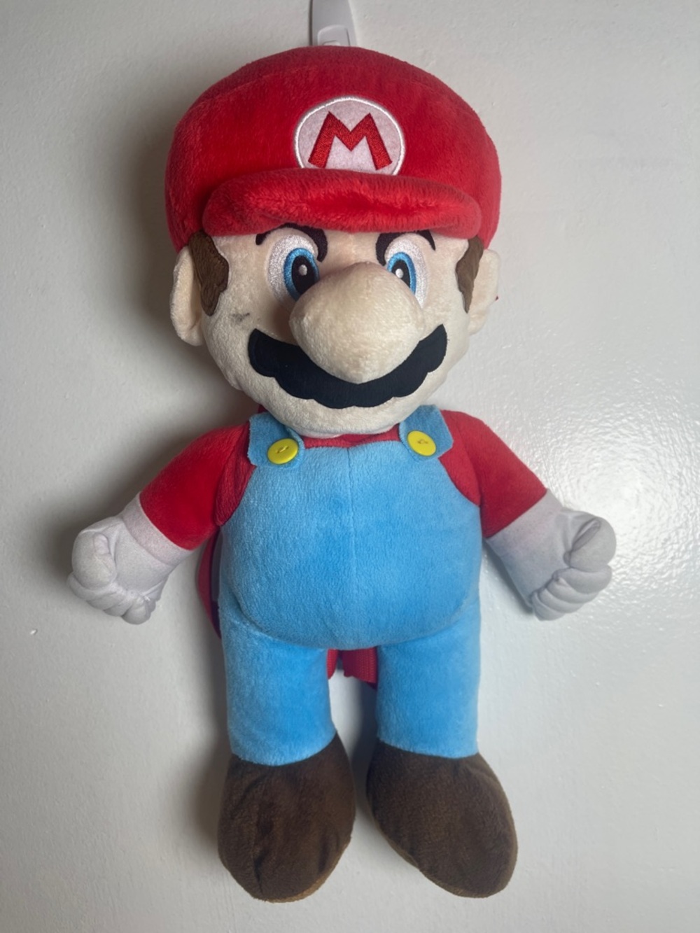 Nintendo Red & Blue Mario Plush Backpack